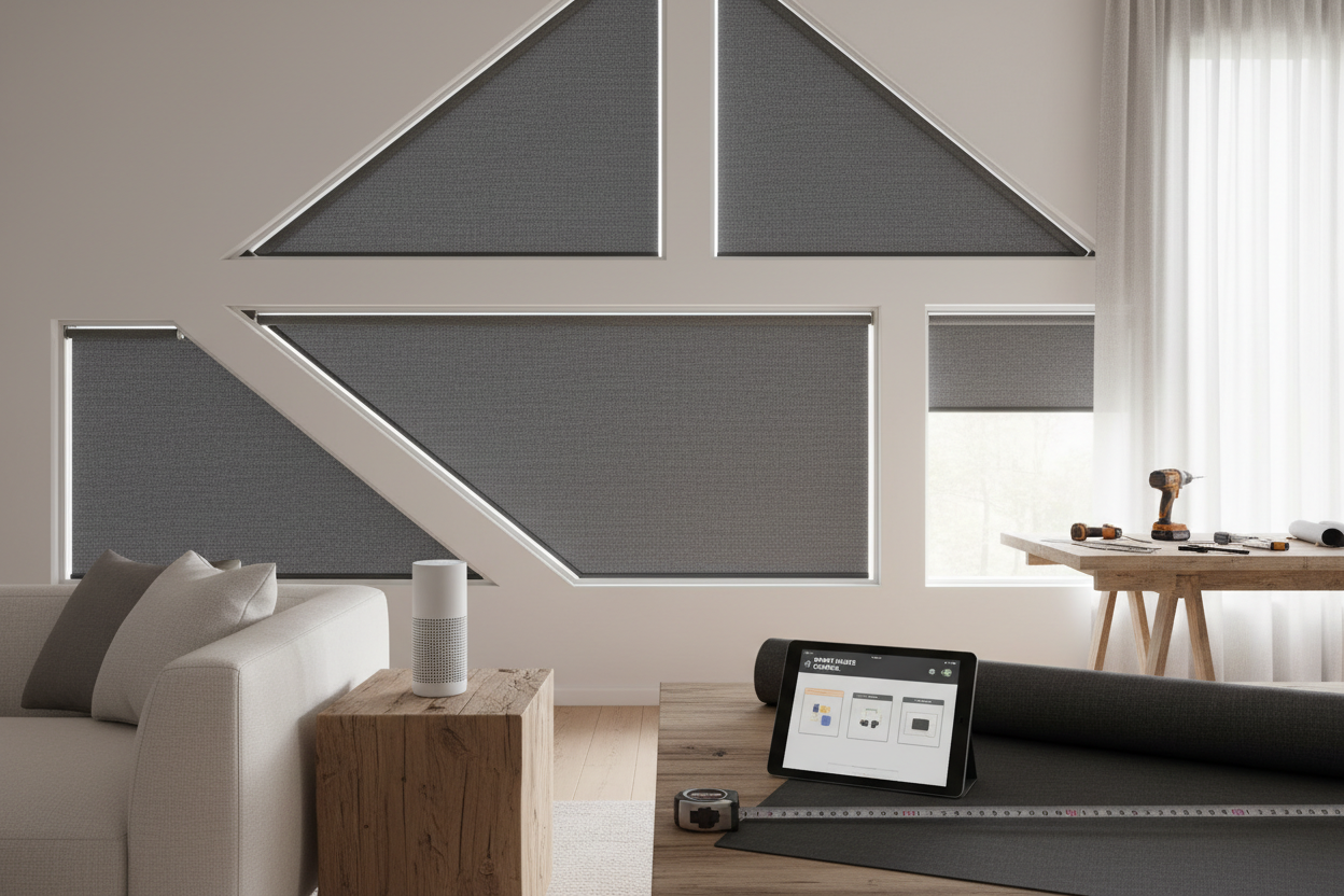 Odd Windows? The Smart Way to Mount Cut-to Size Blackout Roller Shades