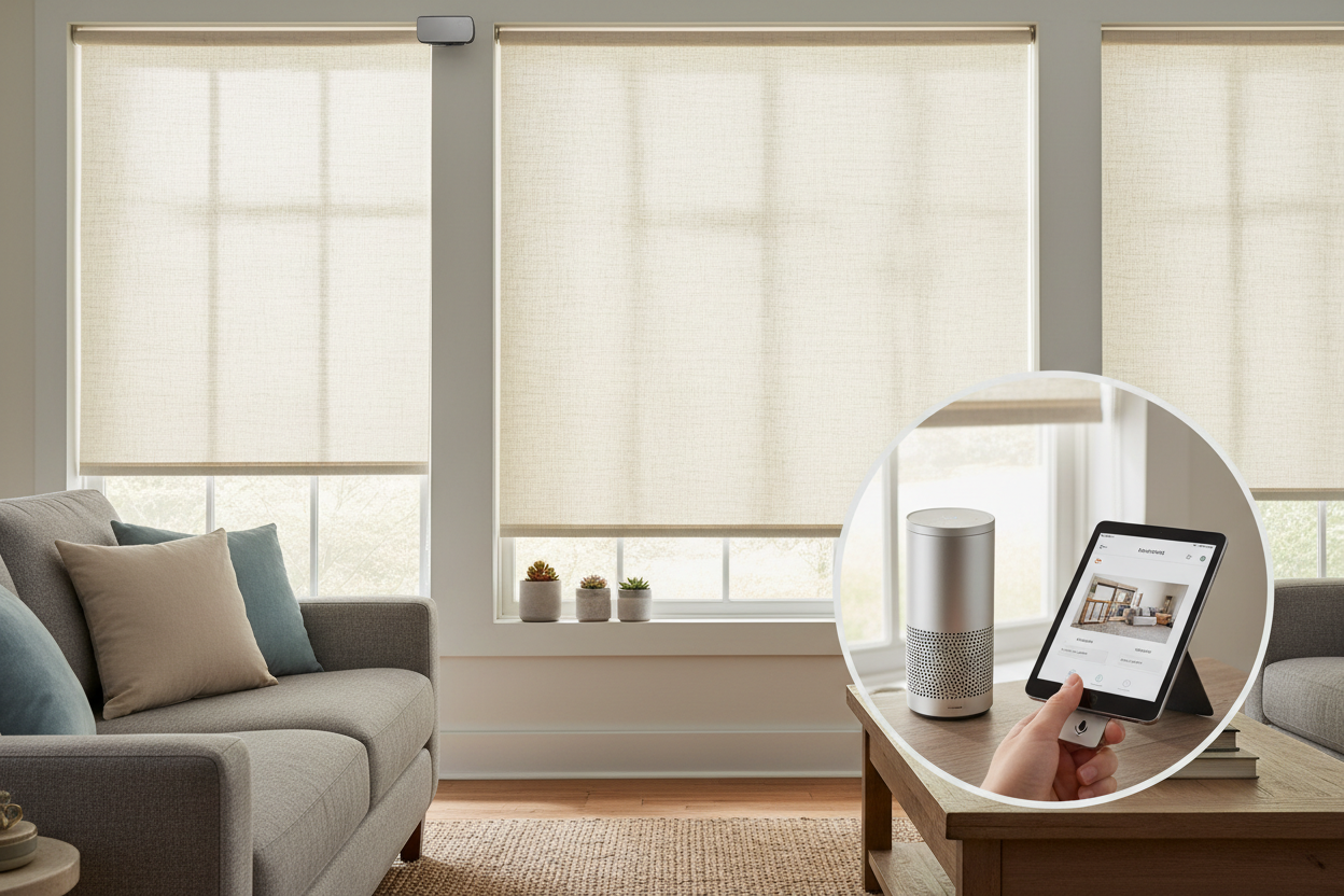 Upgrade Traditional Roller Shades for Voice Control