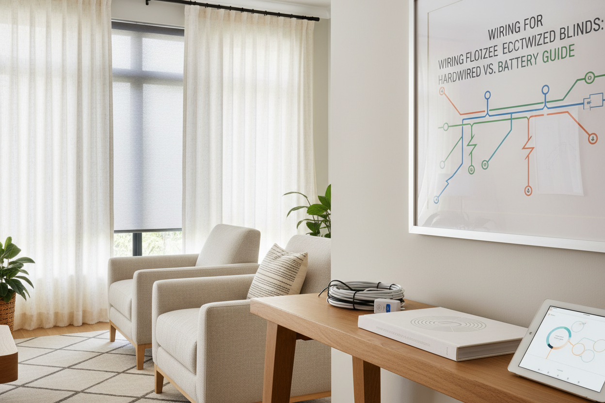Wiring for Motorized Blinds: Hardwired vs. Battery Guide