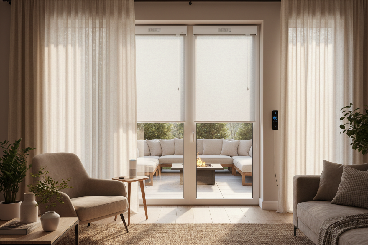 Retrofit Your Roll Up Plastic Blinds for Voice Control