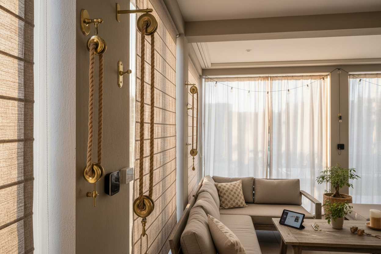 Upgrade Your Patio: DIY Outdoor Pulley Blinds Setup