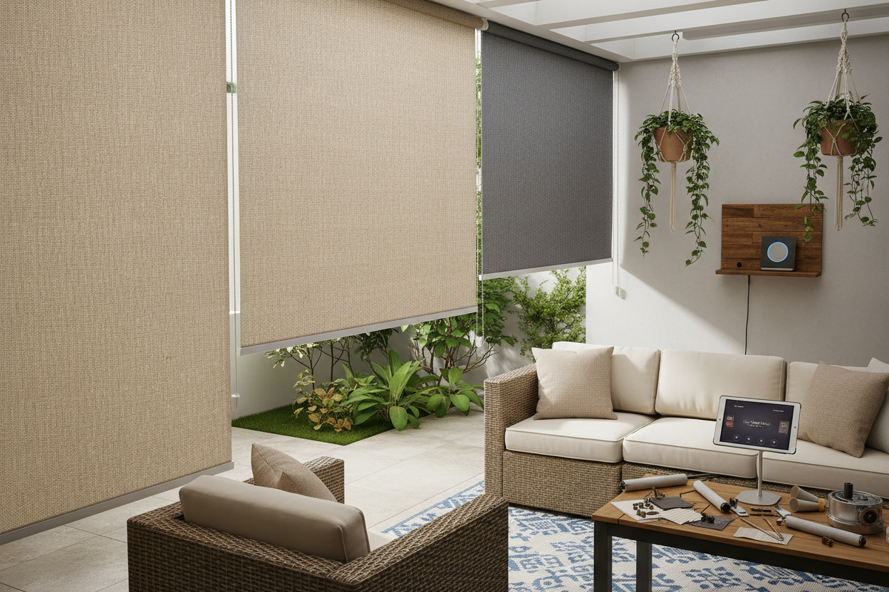 Upgrade Your Patio: Smart DIY Roll Up Outdoor Blinds Guide