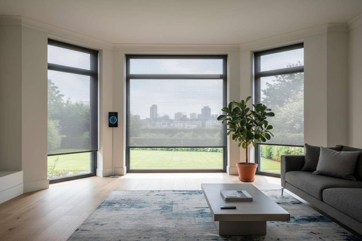 Privacy Without Gloom: Using Blinds Where You Can See Out But Not In