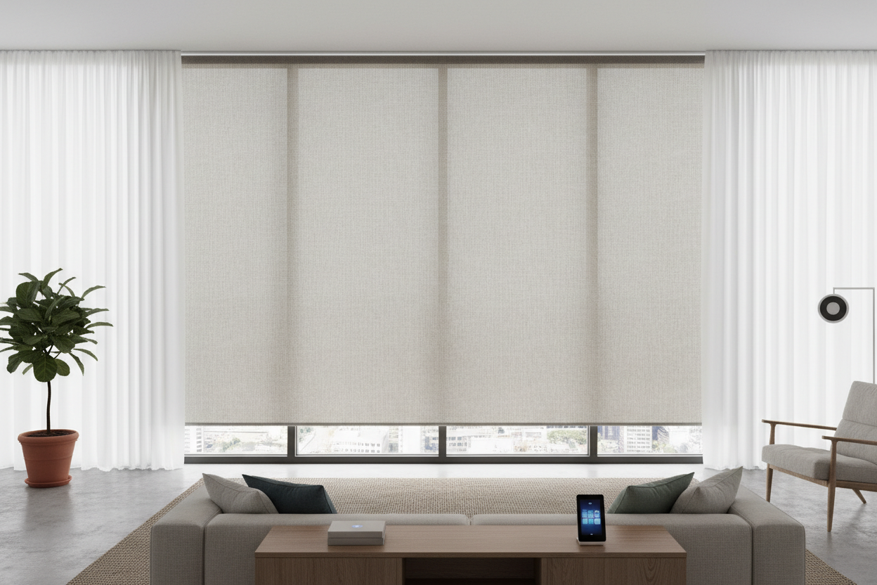 Covering Big Windows: My Setup for a Large Roller Blind