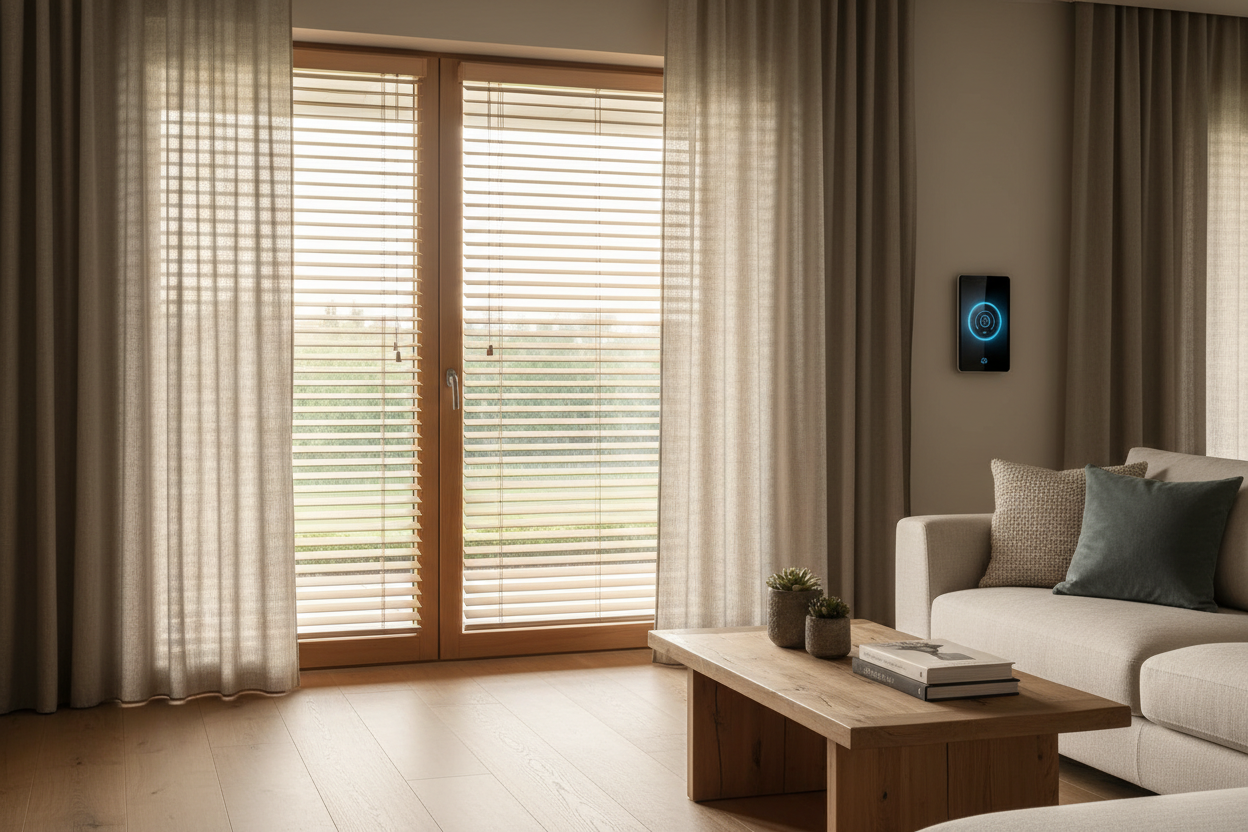 Voice Control: Why I Chose Horizontal Blinds for Patio Door