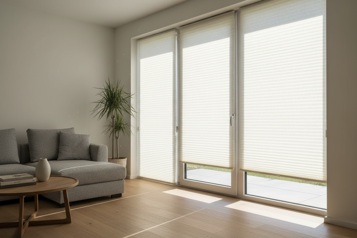 Smart Cellular Blinds for Sliding Doors: My Energy Saving Setup