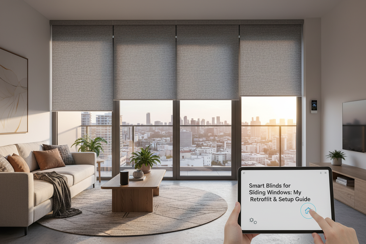 Smart Blinds for Sliding Windows: My Retrofit & Setup Guide