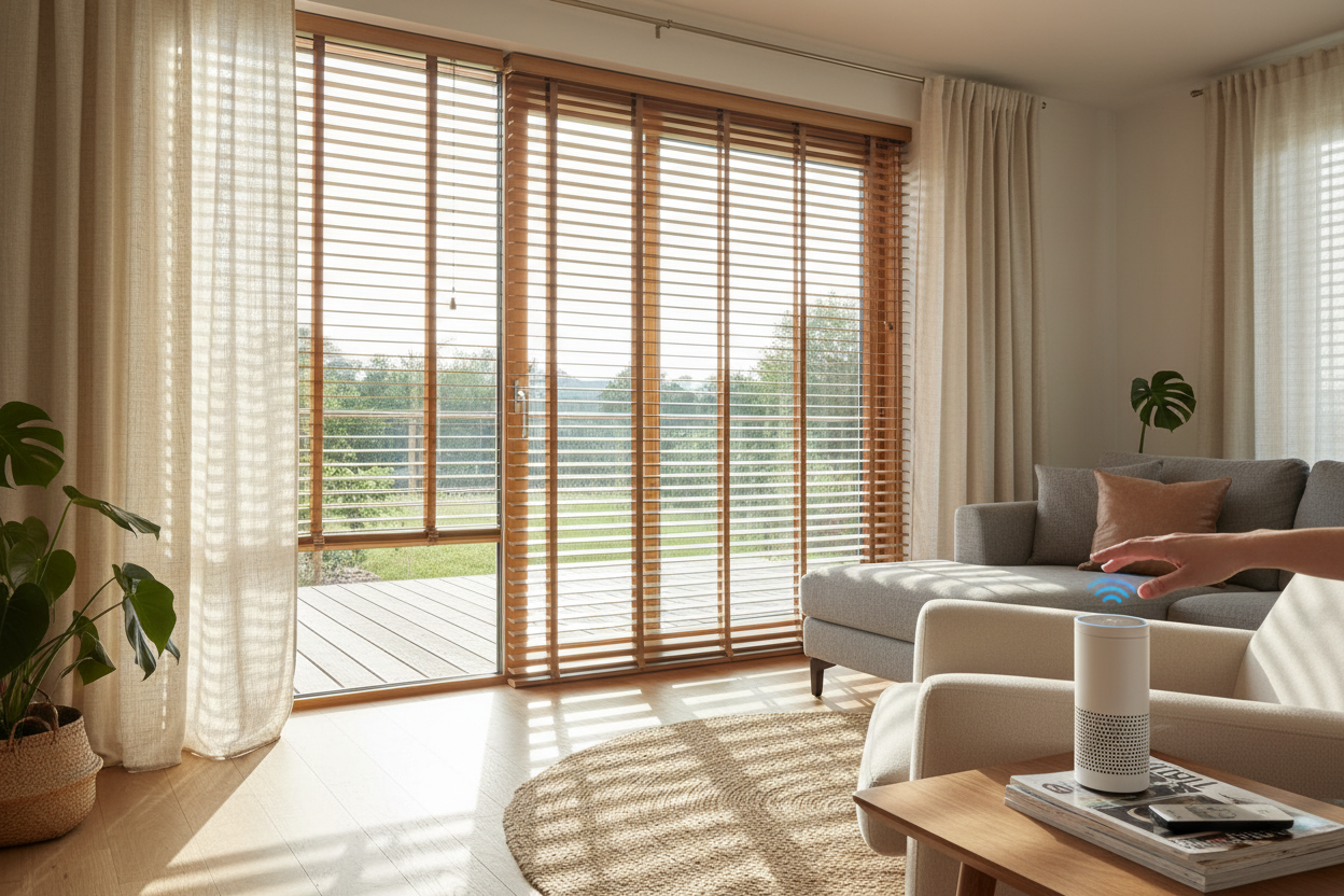 Deck Sliding Door Blinds: Do They Work With Alexa? My Setup