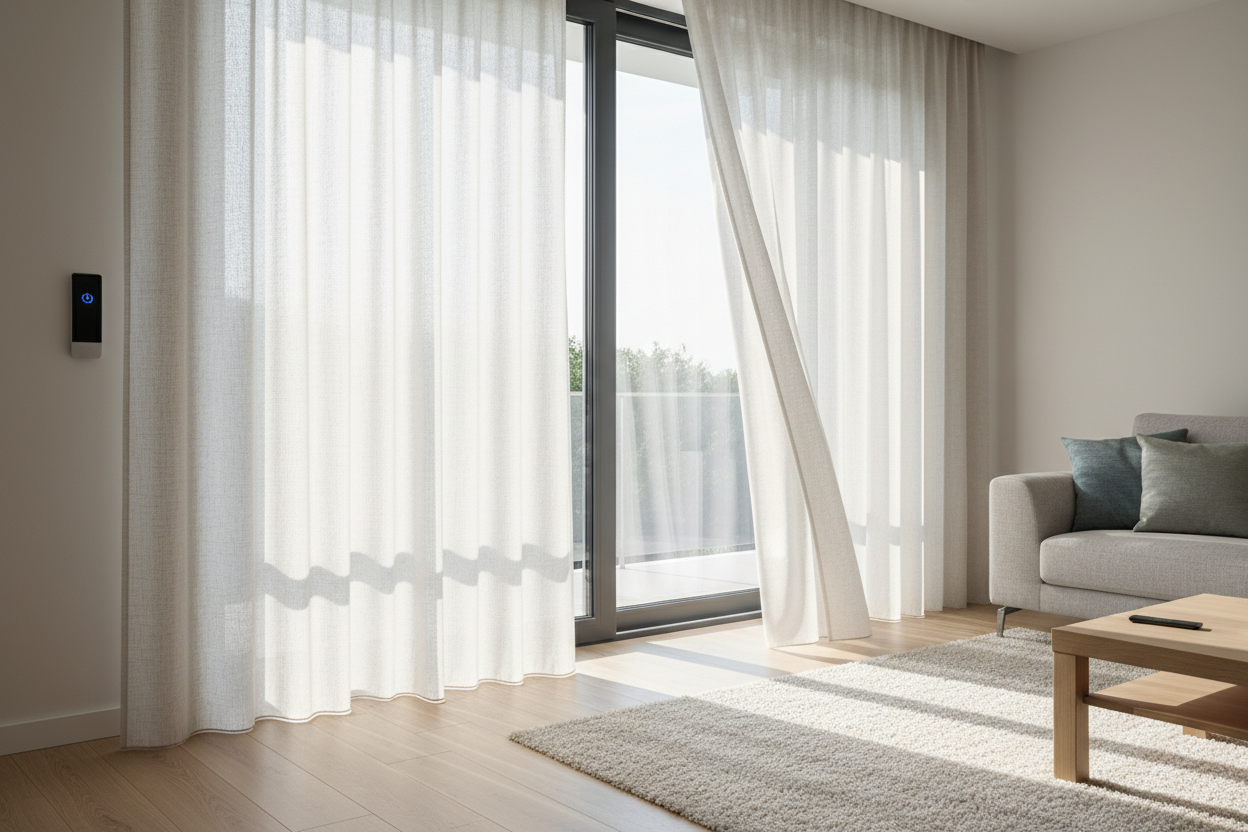Wake Up to Light: Smart Curtains Drapes for Sliding Glass Doors