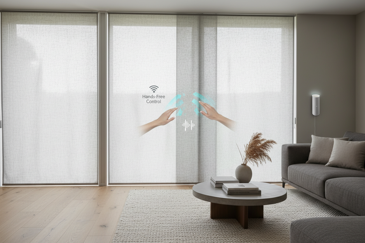 Hands-Free Control for Your Window Covering Sliding Door