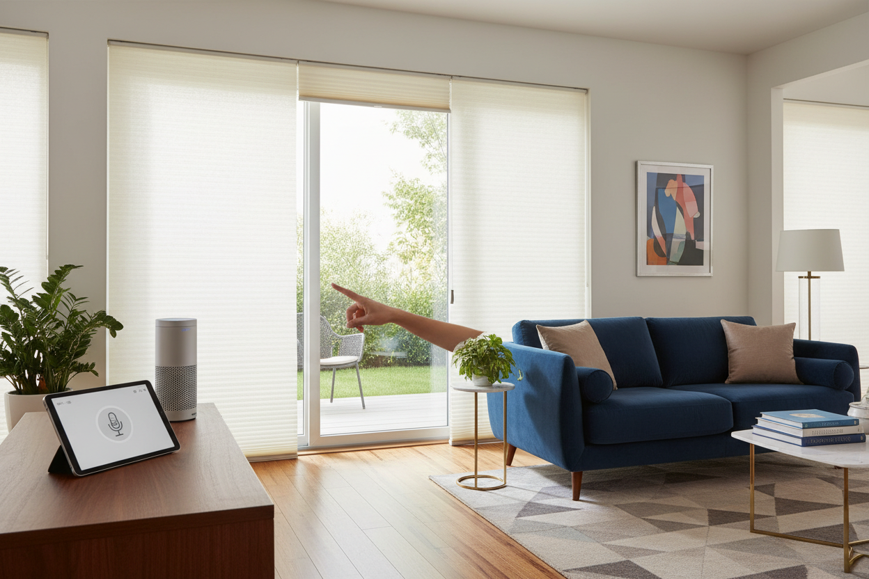 Retrofit Your Sliding Doors Shades for Voice Control
