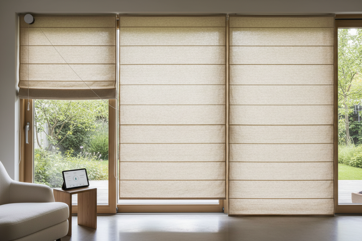 DIY Smart Control for Paper Shades on Sliding Doors