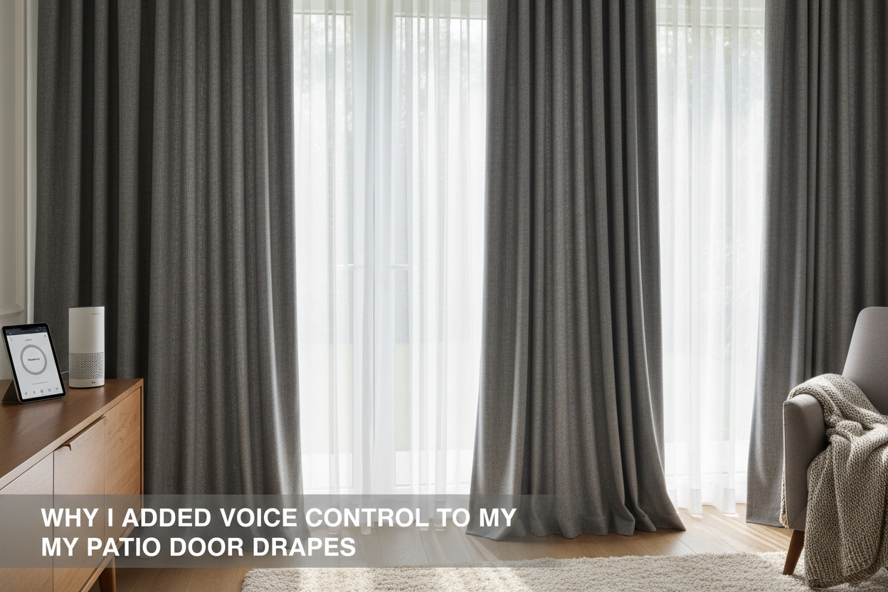 Why I Added Voice Control to My Patio Door Drapes