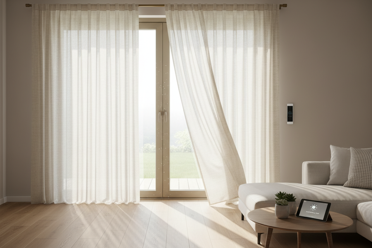 Wake Up to Sunlight: Why I Put Smart Curtains on Patio Doors