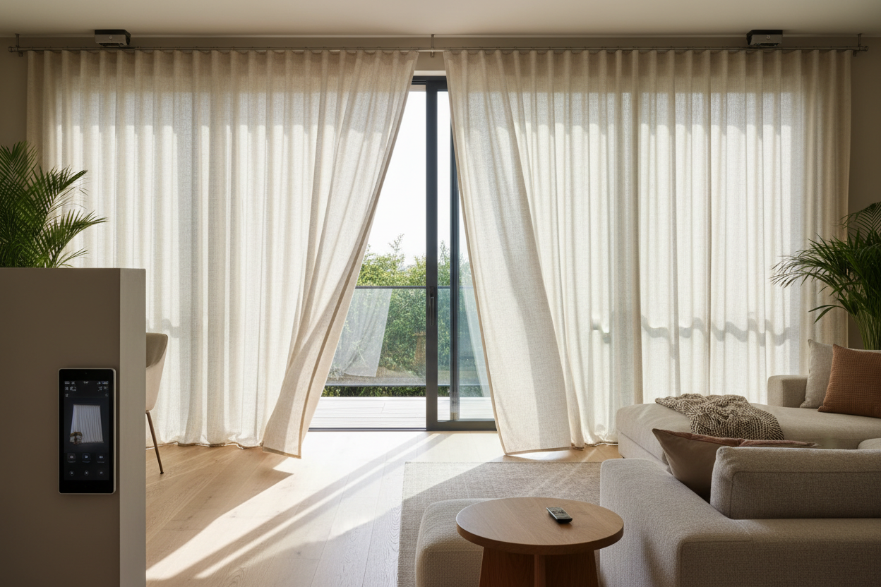 Motorizing Extra Wide Curtains: A Heavy-Duty Smart Guide