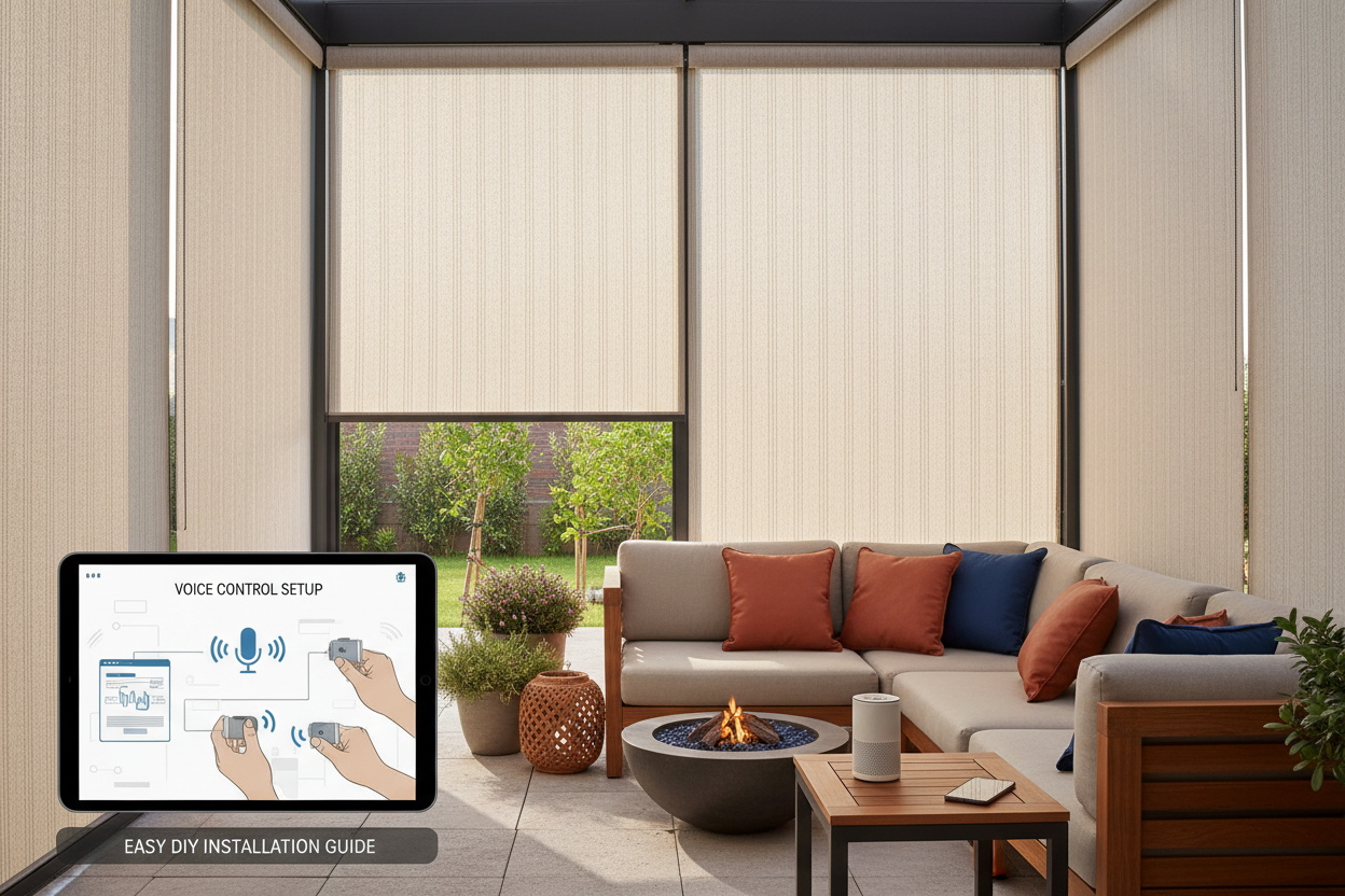 DIY Guide: How to Install Outdoor Blinds for Voice Control