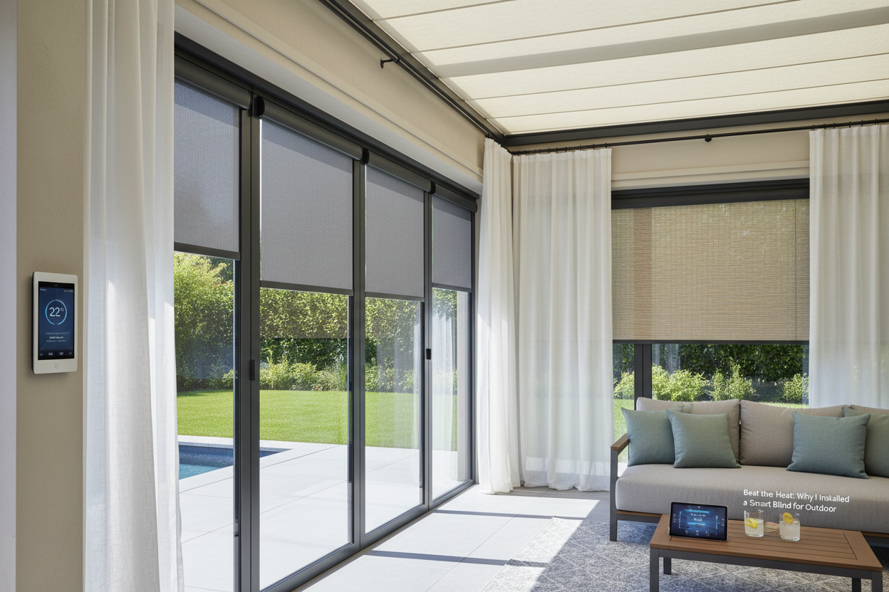Beat the Heat: Why I Installed a Smart Blind for Outdoor