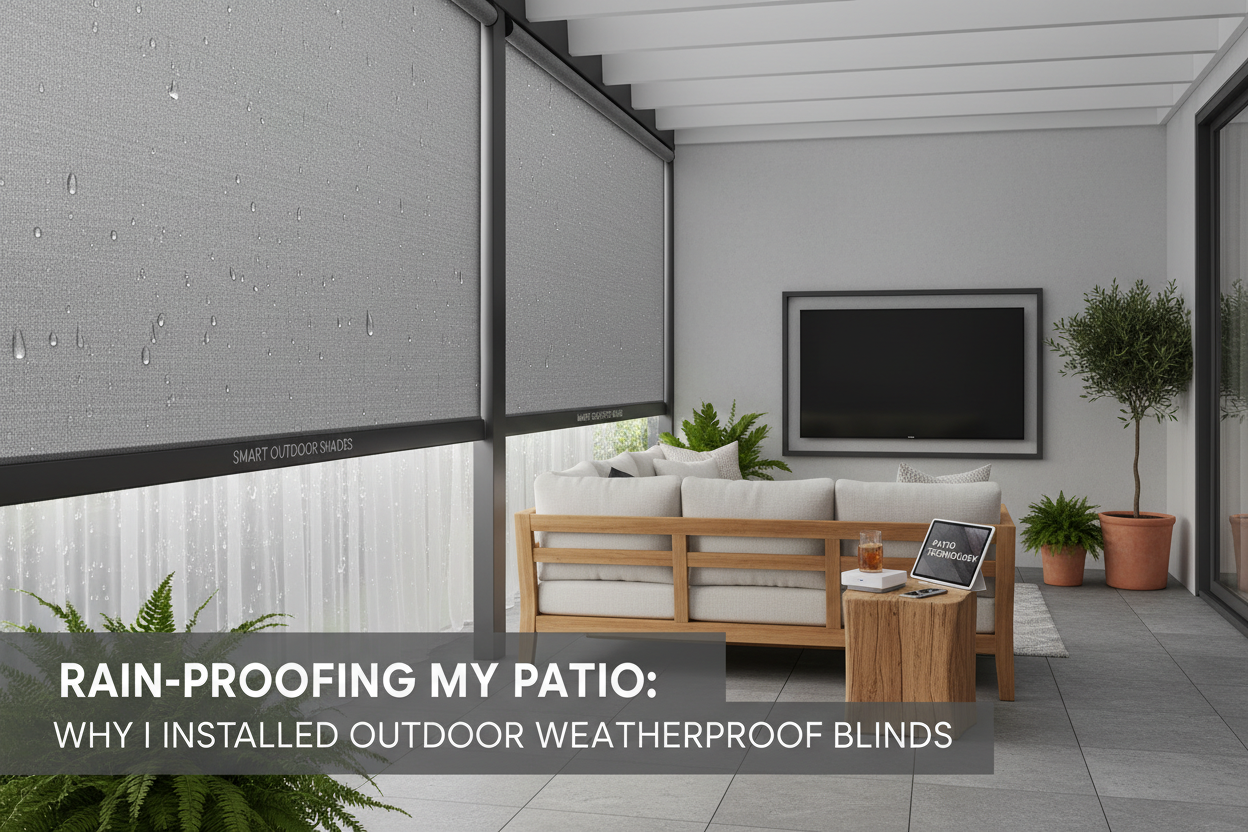Rain-Proofing My Patio: Why I Installed Outdoor Weatherproof Blinds