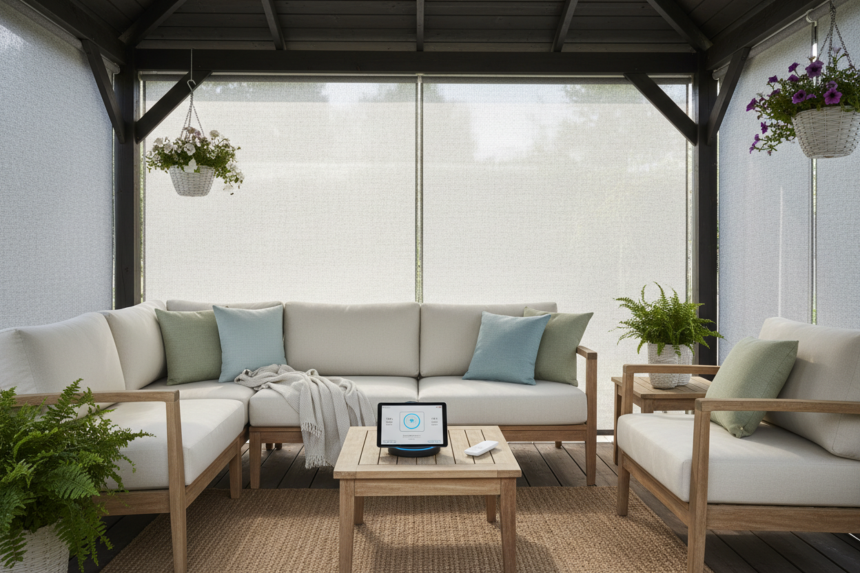 Smart Blinds for Gazebo: My Setup Guide for Summer Comfort