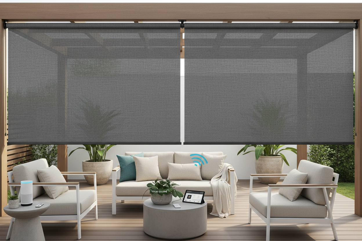 Upgrade Your Privacy Blinds Outdoor for Voice Control