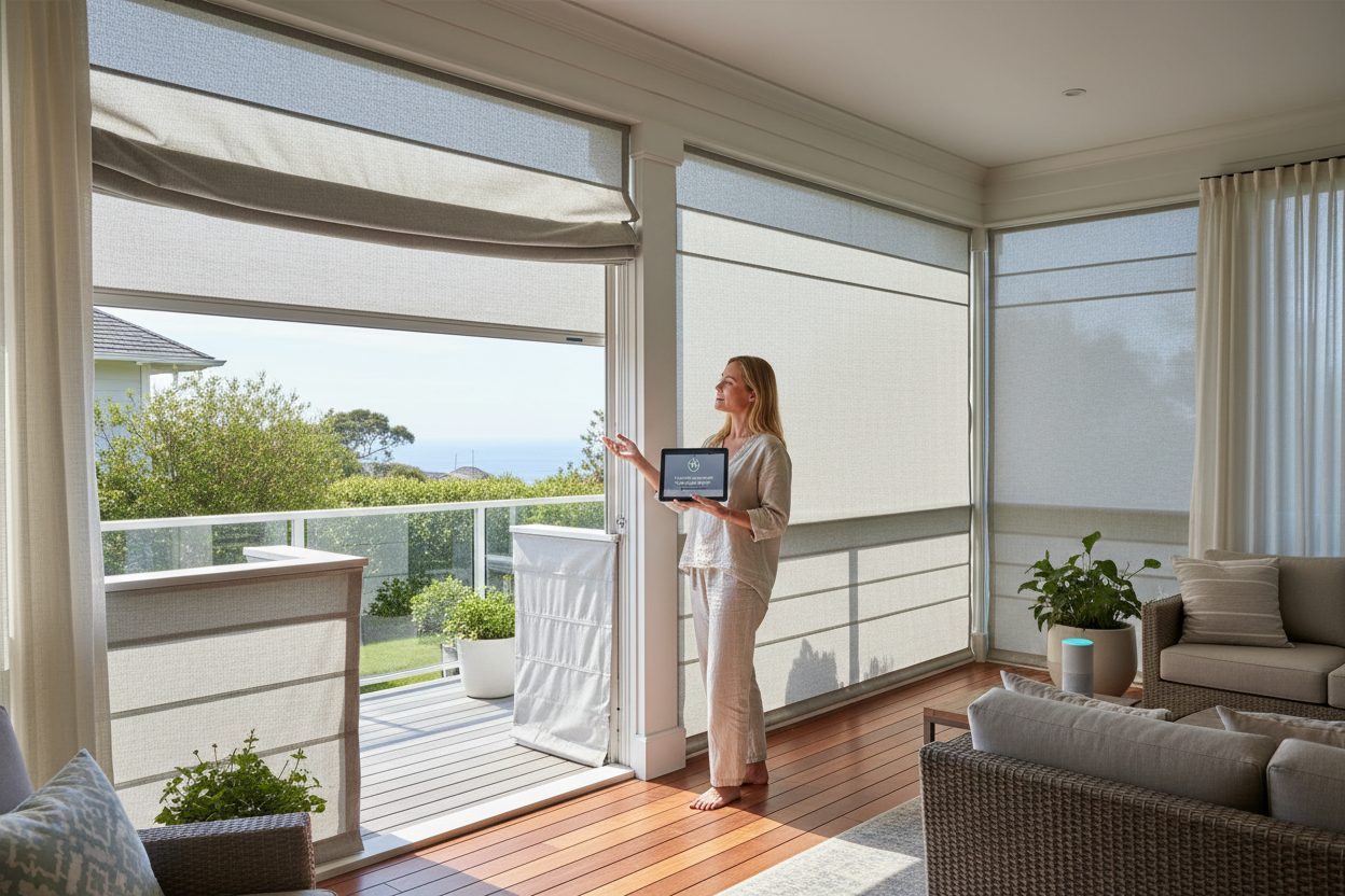 Control Shade by Voice: Upgrading Outdoor Blinds for Decks
