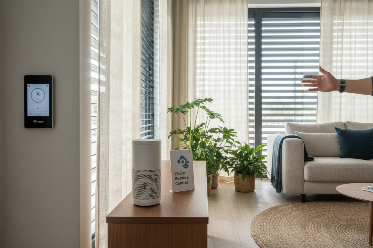 Cooler Rooms & Voice Control: My Outdoor Venetian Blind Setup