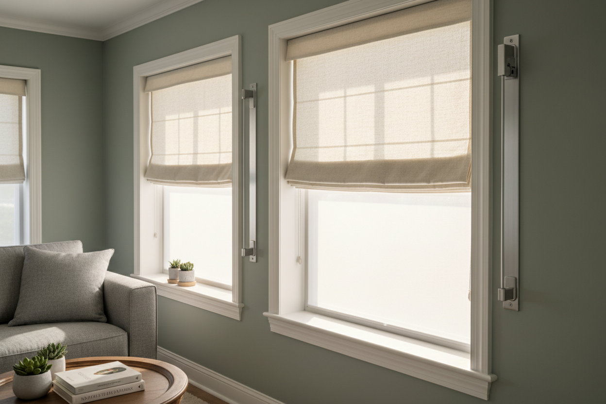 Tight Frames? Using Outside Mounting Brackets for Smart Blinds