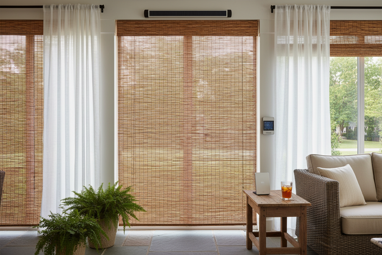 Retrofitting Smart Blinds for Porch Ideas: Solar vs. Hardwired