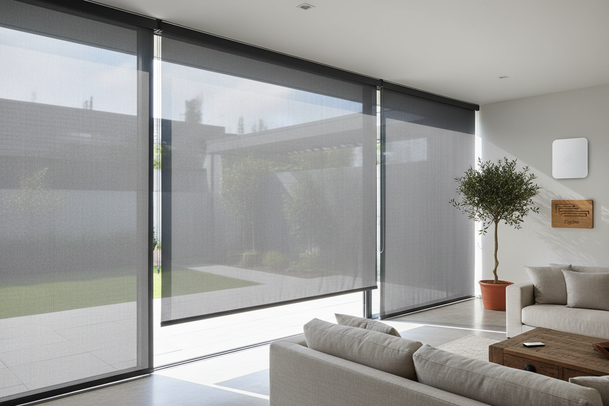 Smart Mesh Outdoor Blinds: Managing Heat Without Lifting a Finger