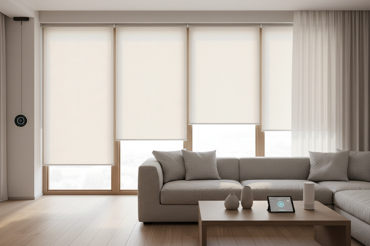 Sunblock Roller Blinds: Smart Control for Cooler Rooms