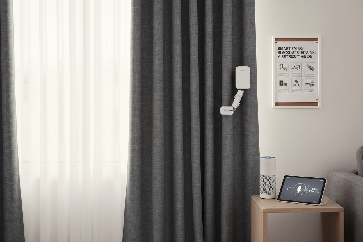 Smartifying Big Lots Blackout Curtains: A Retrofit Guide