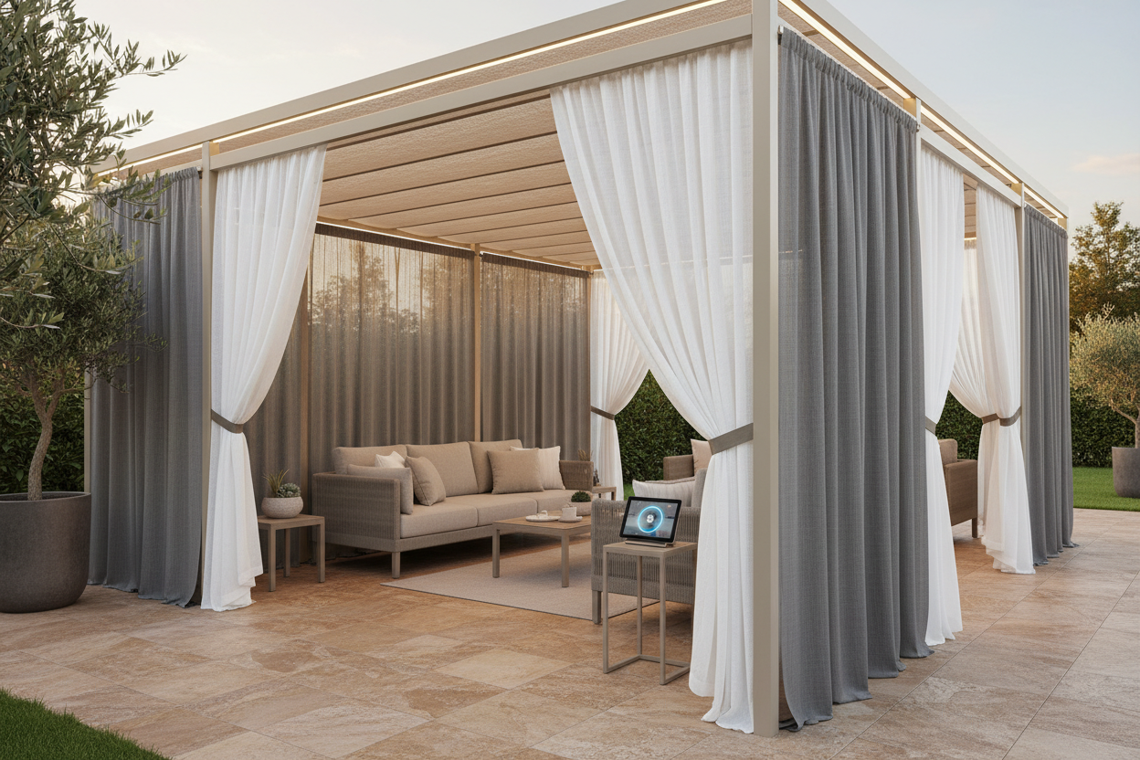 Upgrade Your Patio: Voice Control for Your Awning Curtain