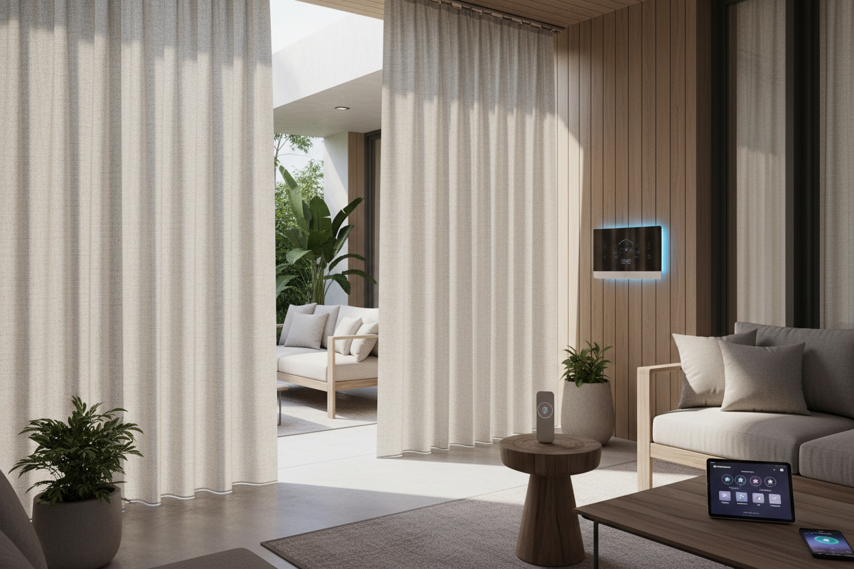 Voice Control Your Retractable Outdoor Curtain: My Setup Guide