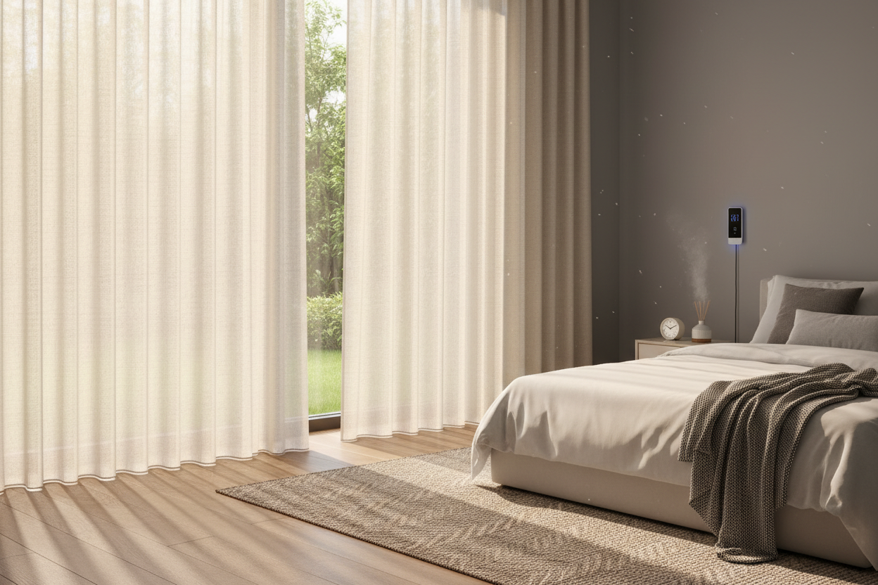 Wake Up to Sun: Smart Curtains That Let Light In & Keep Privacy