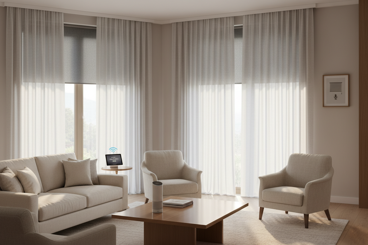 Smart Upgrade: Adding Voice Control to Window Blinds Curtains