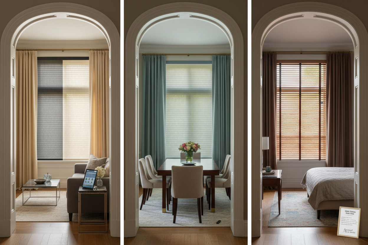 HOA Rules? Smart Blinds with Different Colors on Each Side