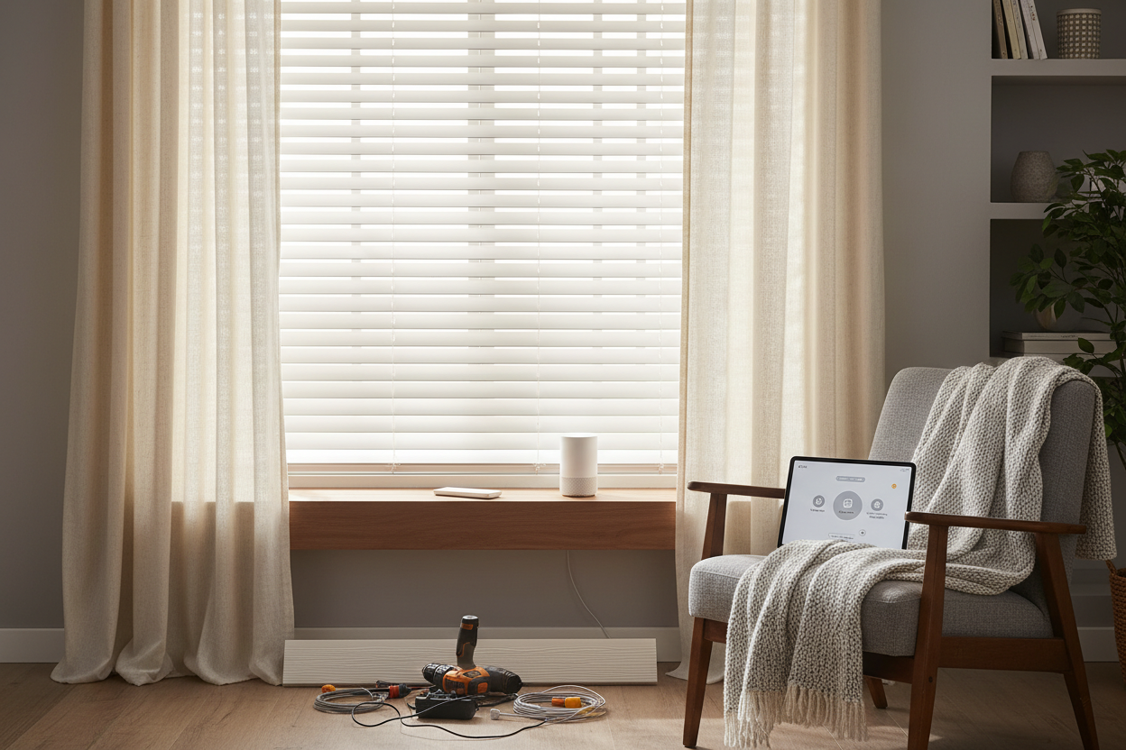 Make Your 33 x 64 Faux Wood Blinds Smart: A Retrofit Guide