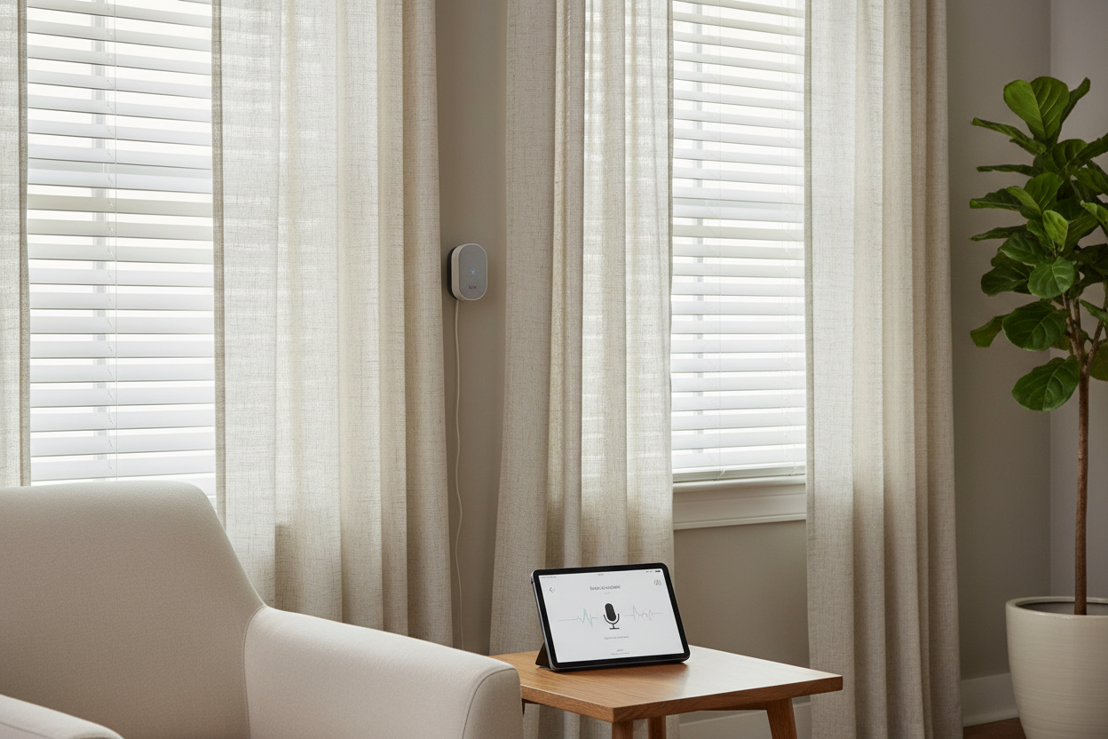 Retrofitting 30 x 64 Faux Wood Blinds for Voice Control