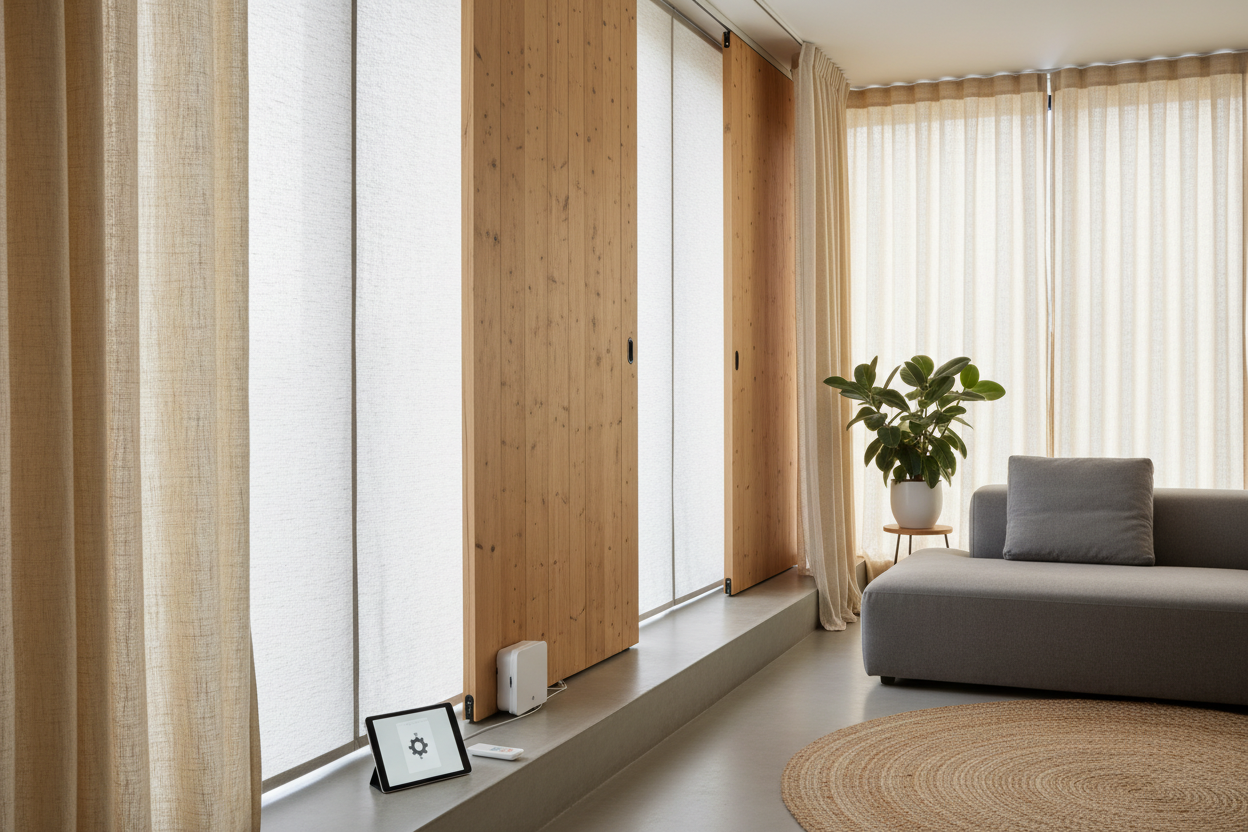 Automate Your DIY Panel Track Blinds: The Smart Retrofit Guide