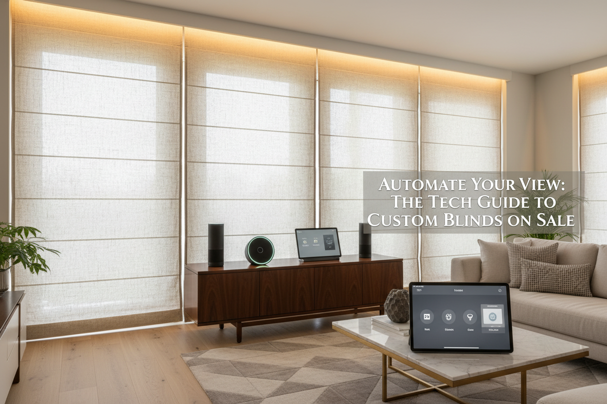 Automate Your View: The Tech Guide to Custom Blinds on Sale