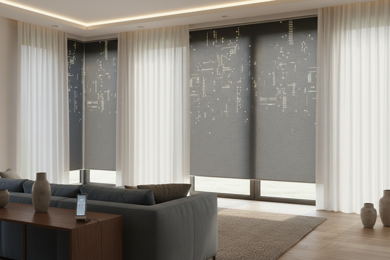 Smart Blinds Design: Visualizing Tech-Driven Window Treatments