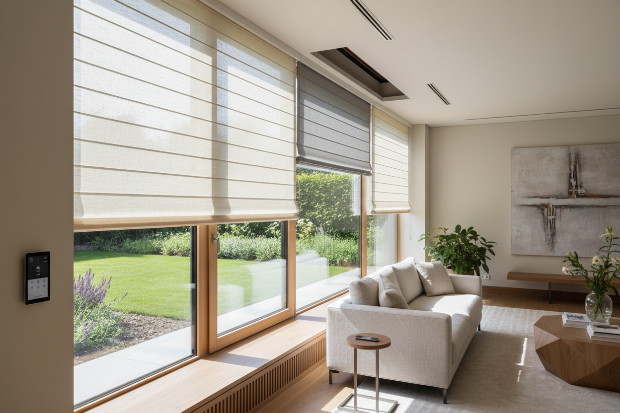 The Best Smart See Through Roller Shades Setup for Daylighting