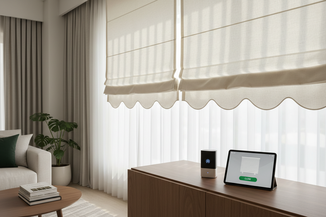 Automating Roller Shades Scalloped: A Retrofit Guide