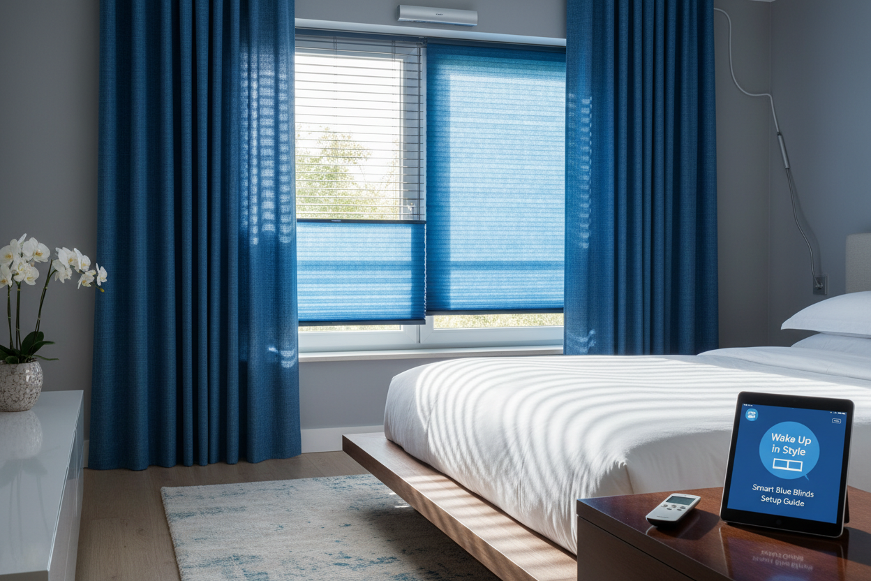 Wake Up in Style: The Smart Blue Blinds Setup Guide