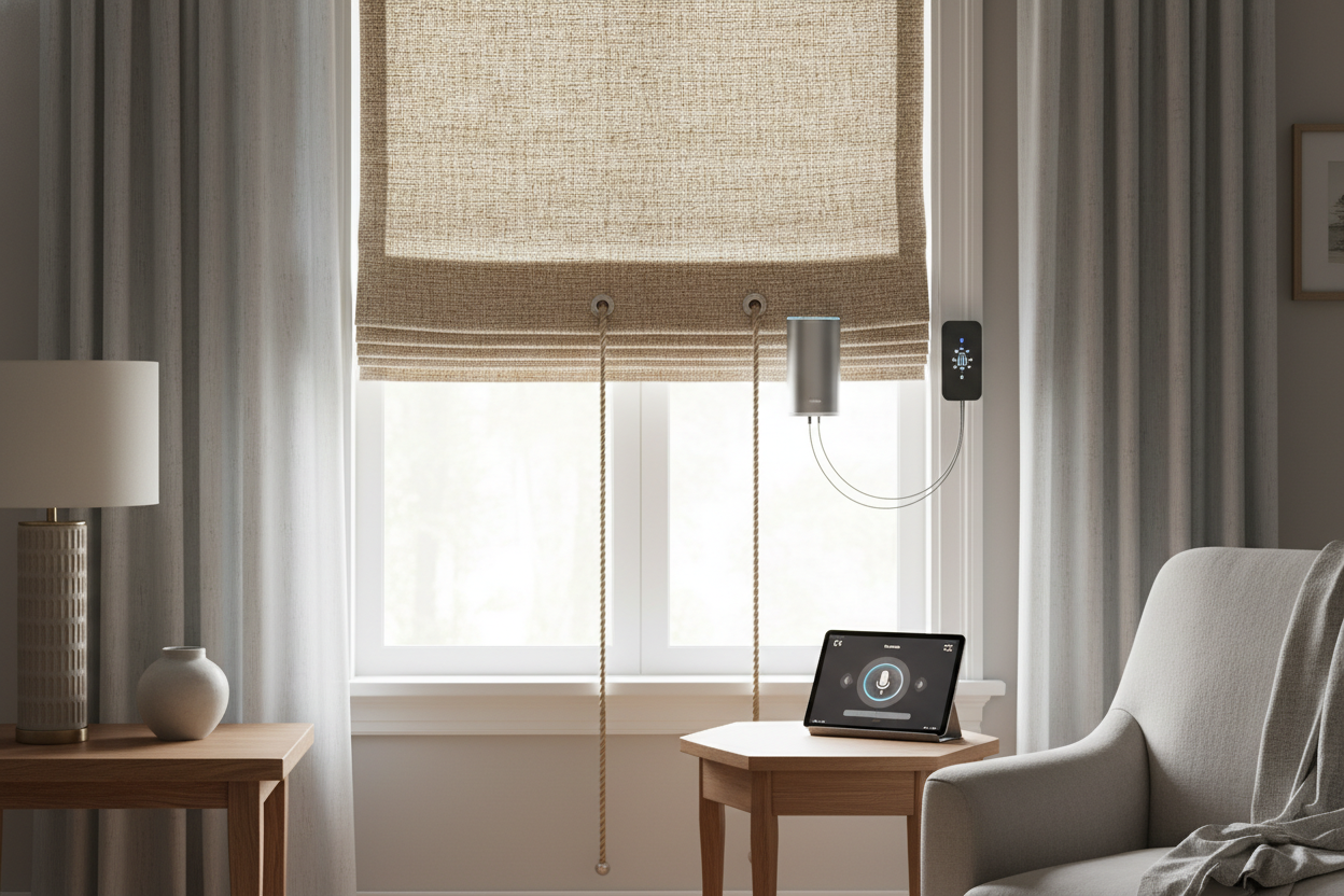 Retrofit Your Drawstring Blinds for Voice Control