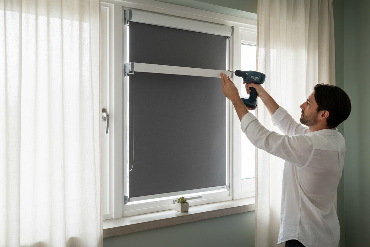 Sleek Setup: Mounting Smart Blinds Inside Window Frame