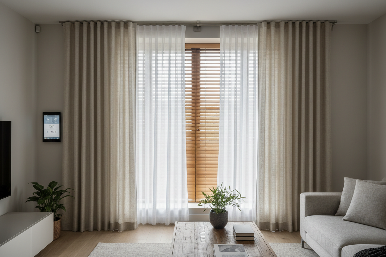 Smart Window Coverings Over Blinds: The Dual-Layer Guide