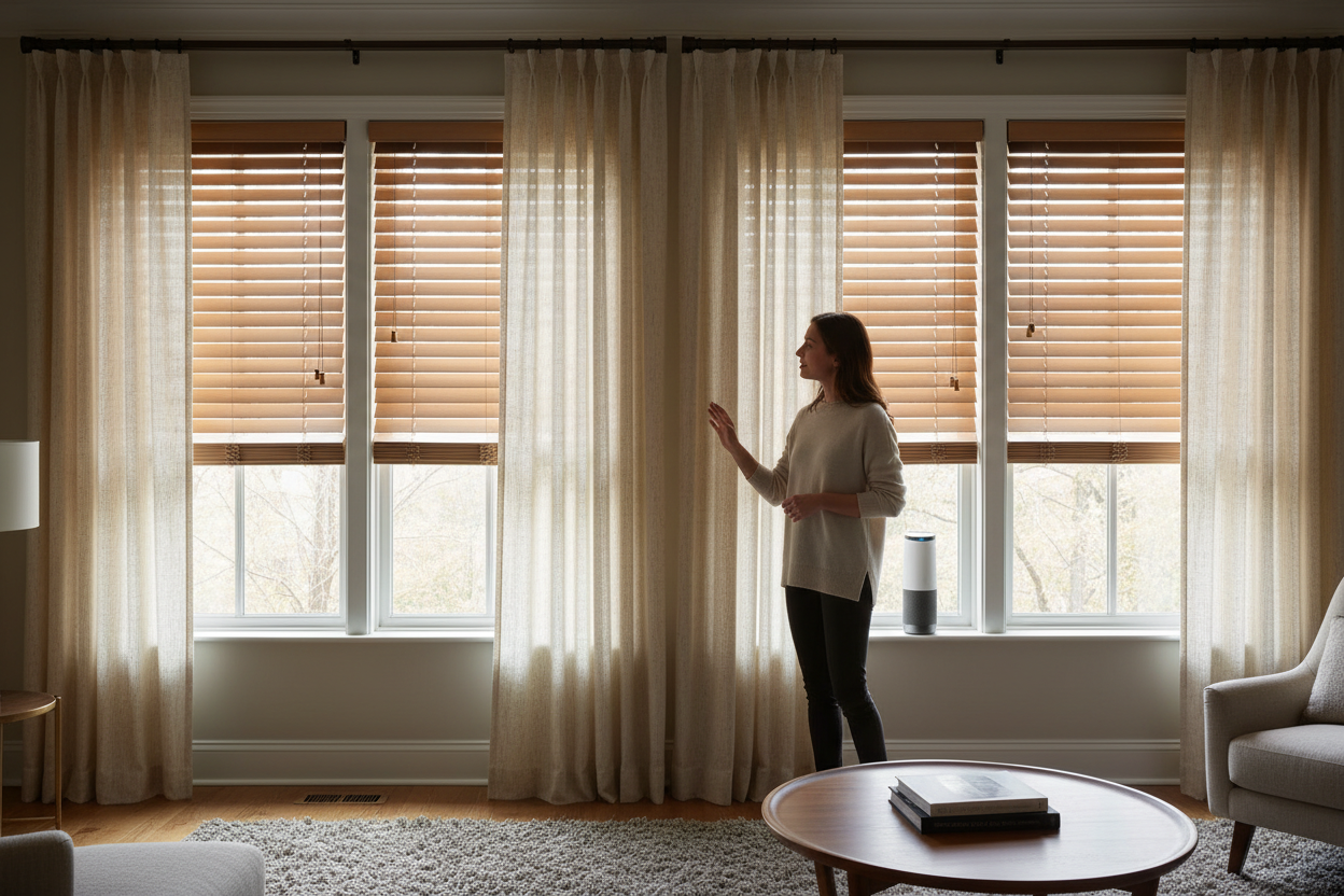 Smart Motorization: Voice Control for 4 Window Blinds
