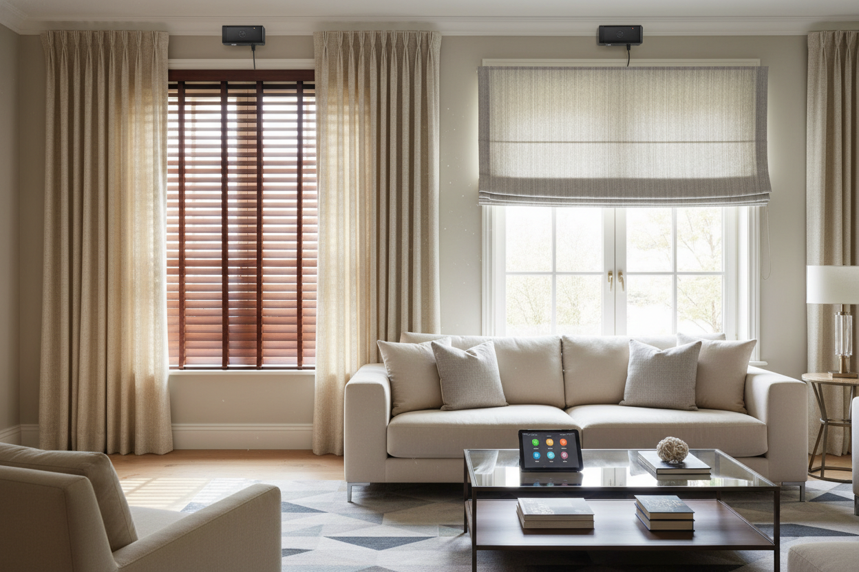 Quality Window Blinds: Hardwired vs. Battery Motors Explained