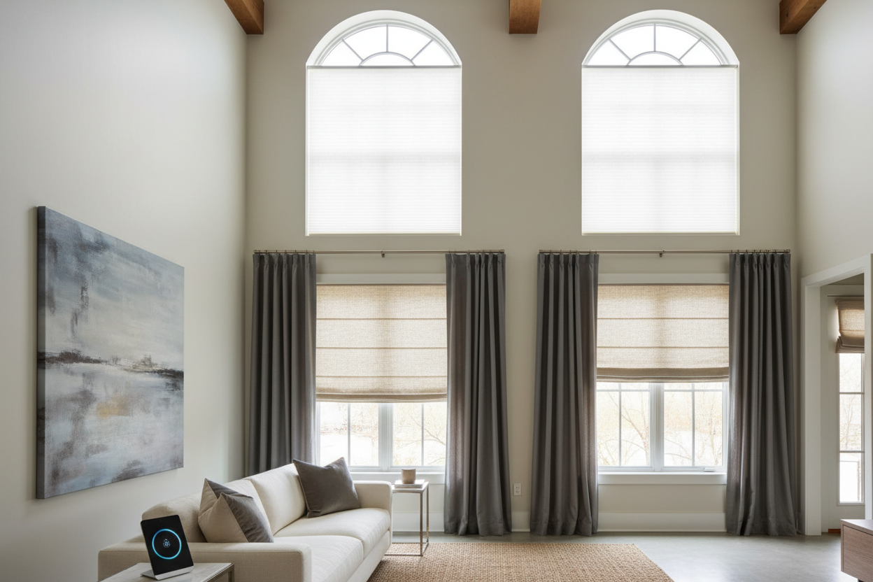Taming Glare: Voice-Controlled Blinds for Highlight Windows